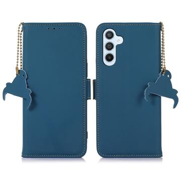 Samsung Galaxy S24 Wallet Leather Case with RFID - Blue