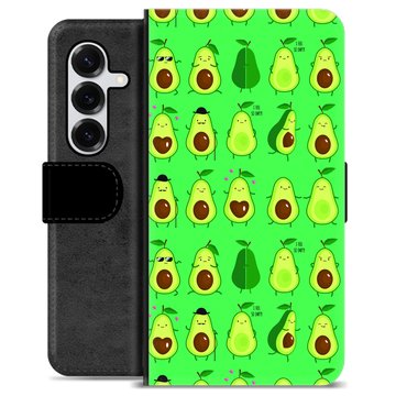 Samsung Galaxy S25+ Premium Wallet Case - Avocado Pattern