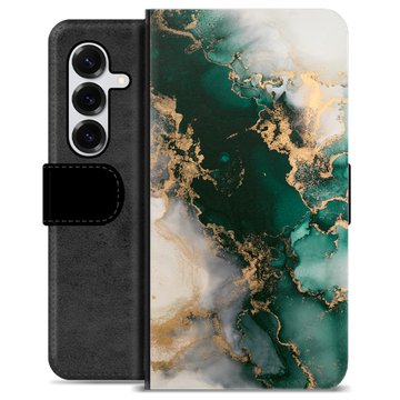 Samsung Galaxy S25+ Premium Wallet Case - Jade Marble