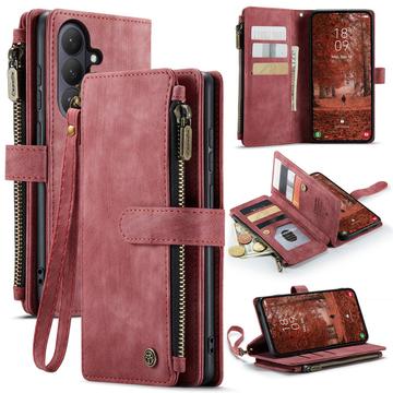 Samsung Galaxy S26+ Caseme C30 Multifunctional Wallet Case - Red