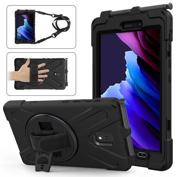 Samsung Galaxy Tab Active 3 T570 Heavy Duty 360 Case with Hand Strap - Black