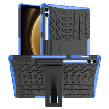 Samsung Galaxy Tab S9 FE+ Anti-Slip Hybrid Case with Kickstand - Blue / Black