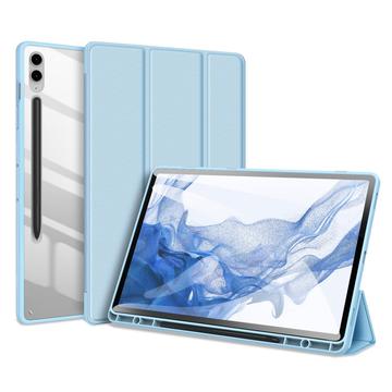 Samsung Galaxy Tab S9 FE+ Dux Ducis Toby Tri-Fold Smart Folio Case - Baby Blue