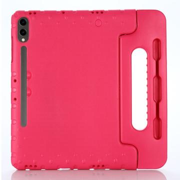 Samsung Galaxy Tab S9+/S9 FE+ Kids Carrying Shockproof Case - Hot Pink