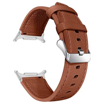 Samsung Galaxy Watch Ultra Leather Strap with Connectors - 47mm - Brown