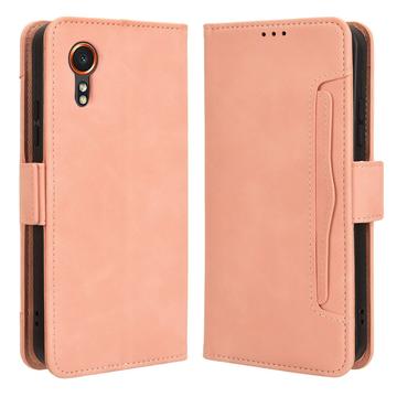 Samsung Galaxy Xcover7 Cardholder Series Wallet Case - Pink