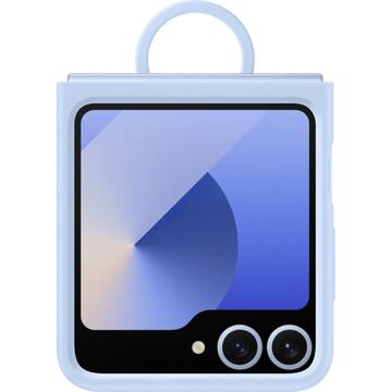 Photos - Case Samsung Galaxy Z Flip6 Silicone Cover with Ring EF-PF741TLEGWW - Blue 