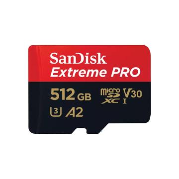 SanDisk Extreme Pro microSDXC Memory Card SDSQXCD-512G-GN6MA - 512GB