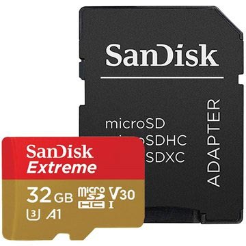 SanDisk Extreme MicroSDHC UHS-I Card SDSQXAF-032G-GN6MA - 32GB