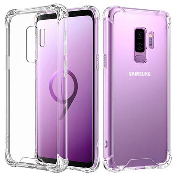 Scratch-Resistant Samsung Galaxy S9+ Hybrid Case - Crystal Clear