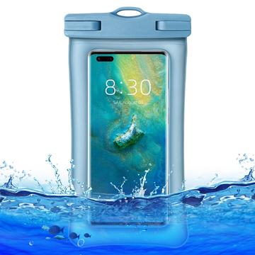 Shockproof Smartphone Waterproof Case w. Strap - 7.2 - Blue