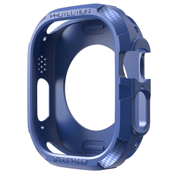 Shockproof Apple Watch Ultra/Ultra 2 TPU Case - 49mm - Blue