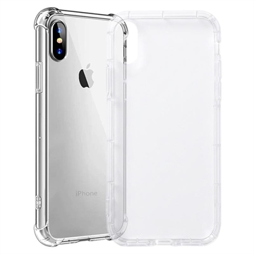 iPhone X/XS Shockproof TPU Case - Transparent