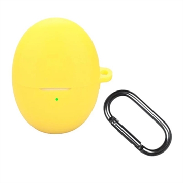 Huawei FreeBuds 6 Silicone Case with Carabiner - Yellow