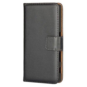 Sony Xperia X Compact Slim Wallet Leather Case - Black