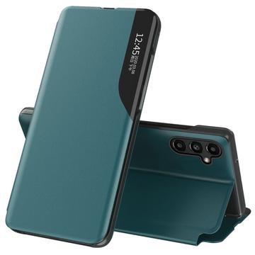 Samsung Galaxy A14 Smart Clear View Flip Case - Green