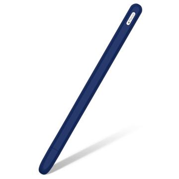 Anti-Slip Apple Pencil (2nd Generation) Silicone Case - Dark Blue