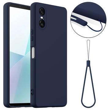 Sony Xperia 10 VI Liquid Silicone Case - MagSafe Compatible - Dark Blue