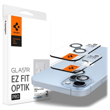Spigen Glas.tR Ez Fit Optik Pro iPhone 14/14 Plus Camera Lens Protector - Blue