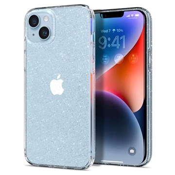 Spigen Liquid Crystal Glitter iPhone 14 Case - Transparent