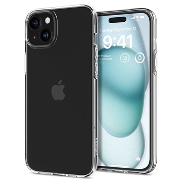 iPhone 15 Spigen Liquid Crystal TPU Case - Clear