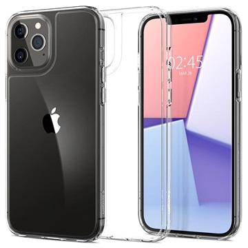 Spigen Quartz Hybrid iPhone 12/12 Pro Case - Crystal Clear