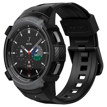 Spigen Rugged Armor Pro Samsung Galaxy Watch4 Classic TPU Case - 46mm - Charcoal Grey