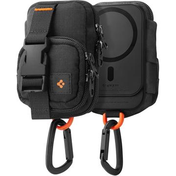 Photos - Case Spigen Snap Zip MagSafe Pouch / Organiser  - Black 