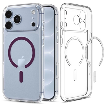 iPhone 17 Pro/18 Pro Spigen Ultra Hybrid MagSafe Case - Burgundy / Clear