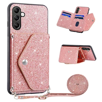 Stardust Samsung Galaxy A14 Case with Card Holder - Pink