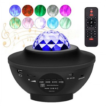Starlight Lamp with Bluetooth Speaker and Remote Control (Open-Box Satisfactory)