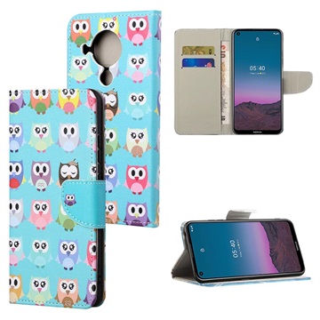 Style Series Nokia 5.4 Wallet Case - Owls