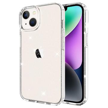Stylish Glitter Series iPhone 14 TPU Case - Transparent