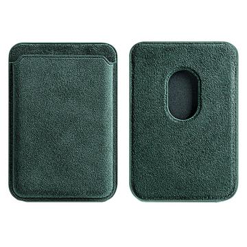 Seude iPhone 12/13/14 Series Detachable Leather Card Holder - Green
