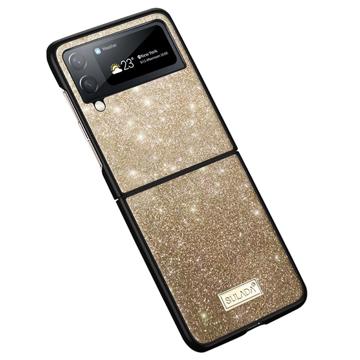 Sulada Celebrity Series Samsung Galaxy Z Flip4 Hybrid Case - Gold
