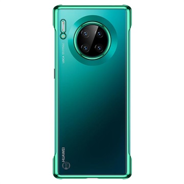 Sulada Plating Frameless Huawei Mate 30 Cover - Green / Transparent