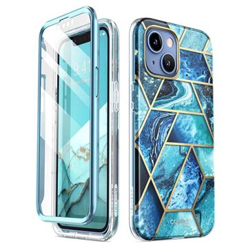 Supcase Cosmo iPhone 14 Plus Hybrid Case - Blue Marble