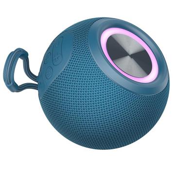 T&G TG337 Portable Bluetooth Speaker with Lanyard - 12000mAh - Blue