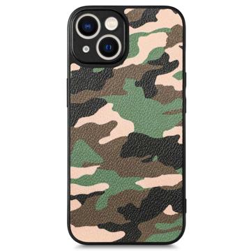 Camouflage Series iPhone 14 Plus Hybrid Case - Green