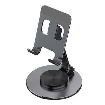 Universal 360-degree Rotating Desktop Holder - Black