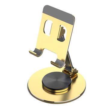 Universal 360-degree Rotating Desktop Holder - Gold