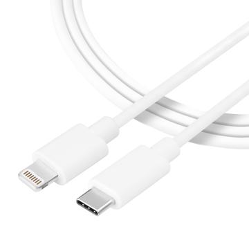 Tactical Smooth USB-C / Lightning Cable iPhone, iPad, iPod - 2m - White