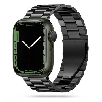 Apple Watch Ultra 2/Ultra/9/8/SE (2022)/7/SE/6/5/4/3/2/1 Tech-Protect Stainless Strap - 49mm/45mm/44mm/42mm - Black
