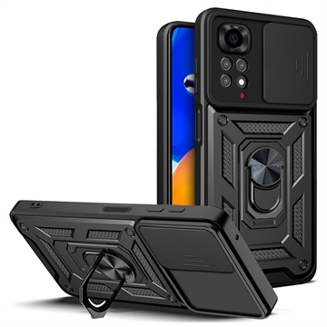 Xiaomi Redmi Note 11 Pro/Note 12 Pro 4G Tech-Protect CamShield Pro Hybrid Case - Black