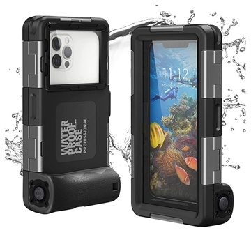Tech-Protect Universal Diving Waterproof Case - 6.7 - Black