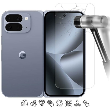 Google Pixel 10 Pro Fold Tempered Glass Screen Protector - 9H - Case Friendly - Transparent