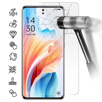 Oppo A79/A2 Tempered Glass Screen Protector - Case Friendly - Clear