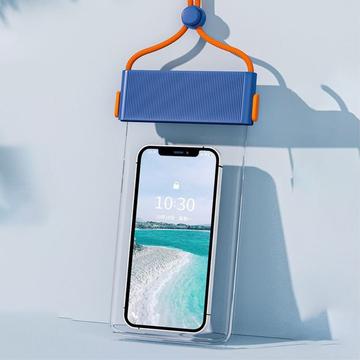 Textured Hybrid Universal Waterproof Case - 7.5 - Blue