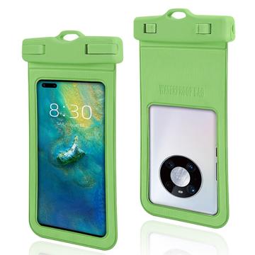 Textured IPX8 Waterproof Case w. Strap - 7 - Green