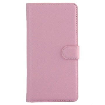 Sony Xperia XA1 Textured Wallet Case - Pink